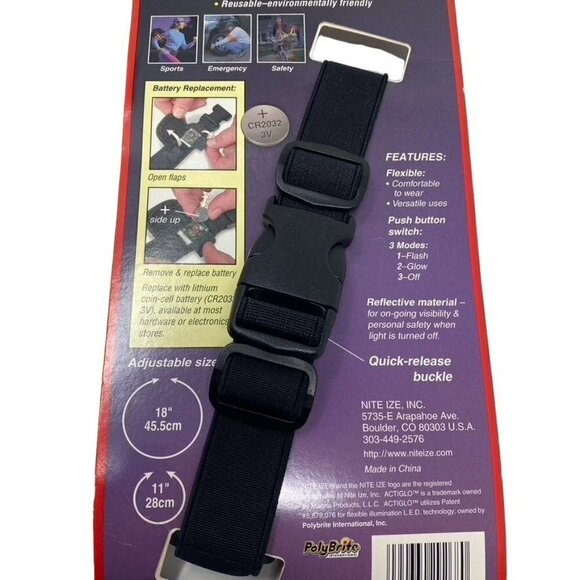 Nite Ize LED Flexible Marker Arm Band Night Sports, ER, Safety - Picture 3 of 3